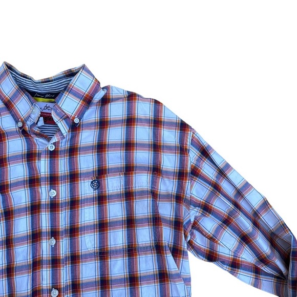 Wrangler George Straight Button Down Shirt Mens Long Sleeve Plaid Large - Picture 2 of 12